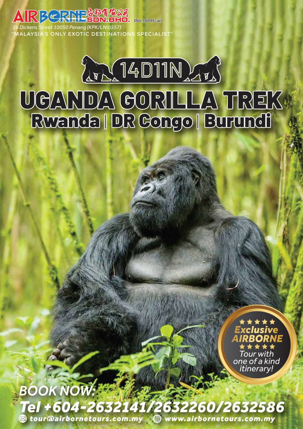 Uganda Gorilla Trek, Rwanda, DRC, Burundi -01